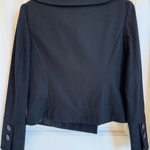 French-style black double-breasted blazer with pockets! - Picture 5 of 5